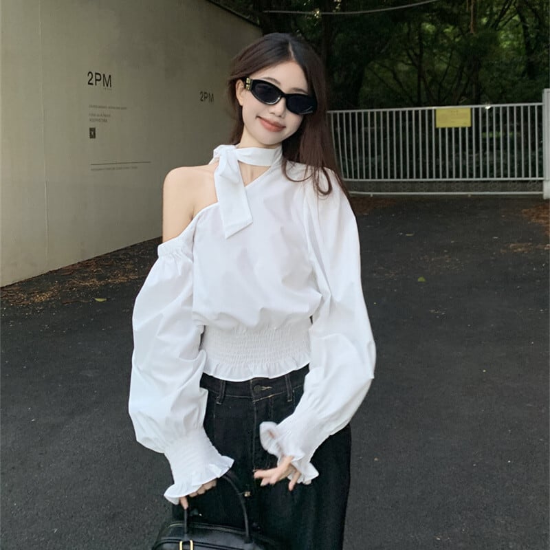【tops】オフショルダートップス　M25543