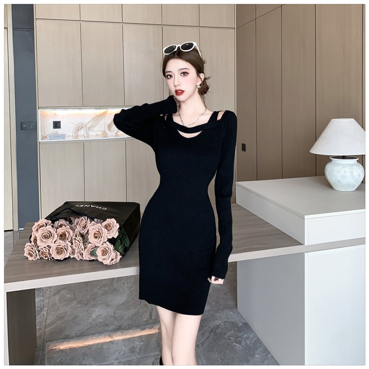 【dress】ニットワンピース　M27877