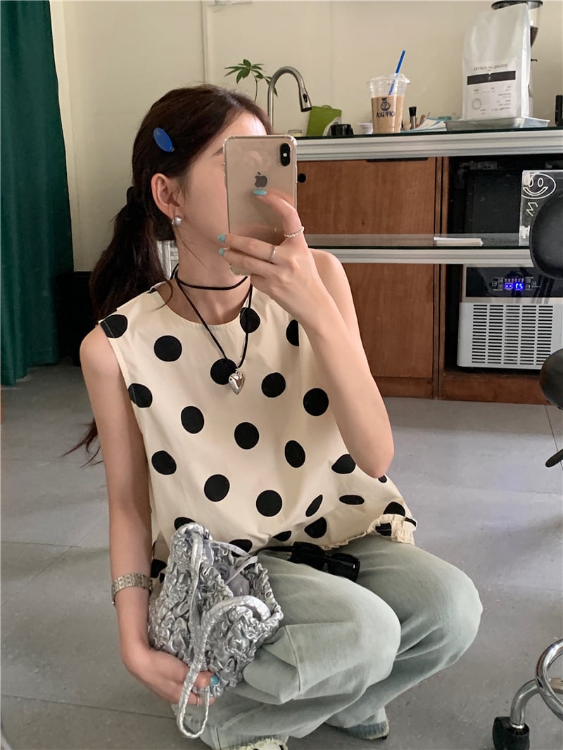 【tops】ノースリーブトップス　M24228