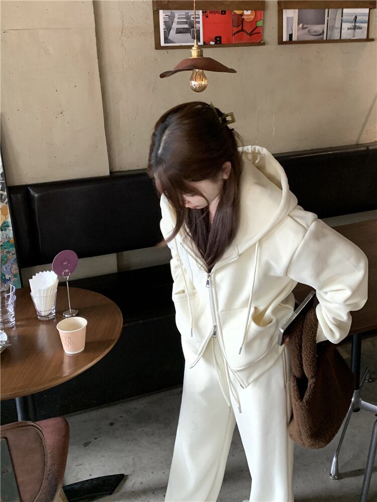 【set】フーディーパーカー×ワイドパンツセット　M27324