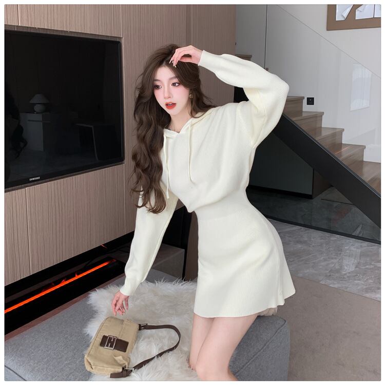 【dress】フード付きワンピース　M19004
