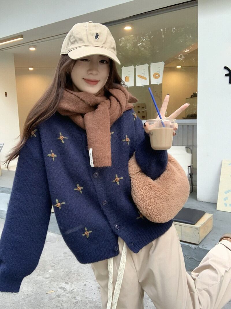 【outer】ニットカーデ　M26981