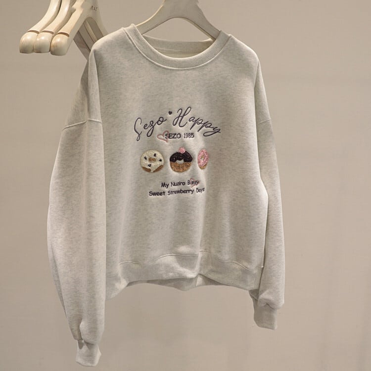 【tops】裹起毛プルオーバー　M28994