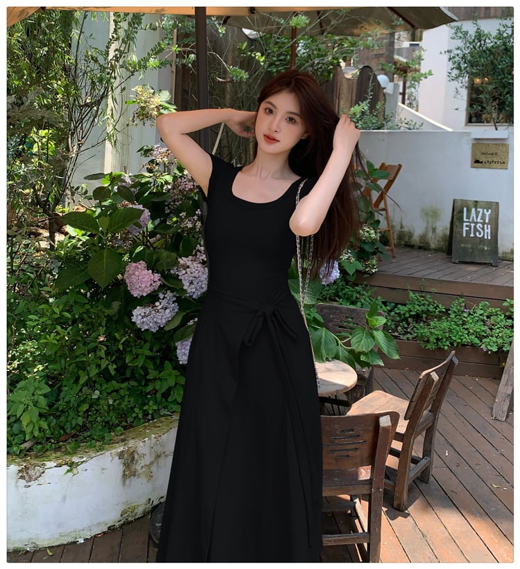 【dress】無地ワンピース　M24655