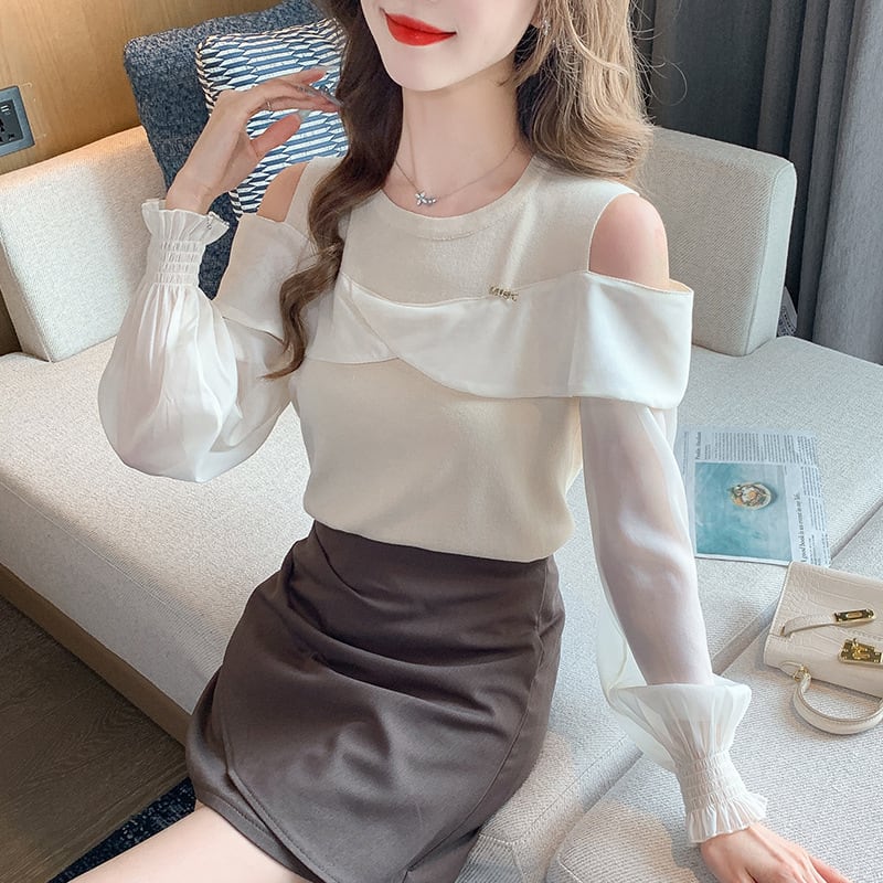 【tops】オフショルダートップス　M29037