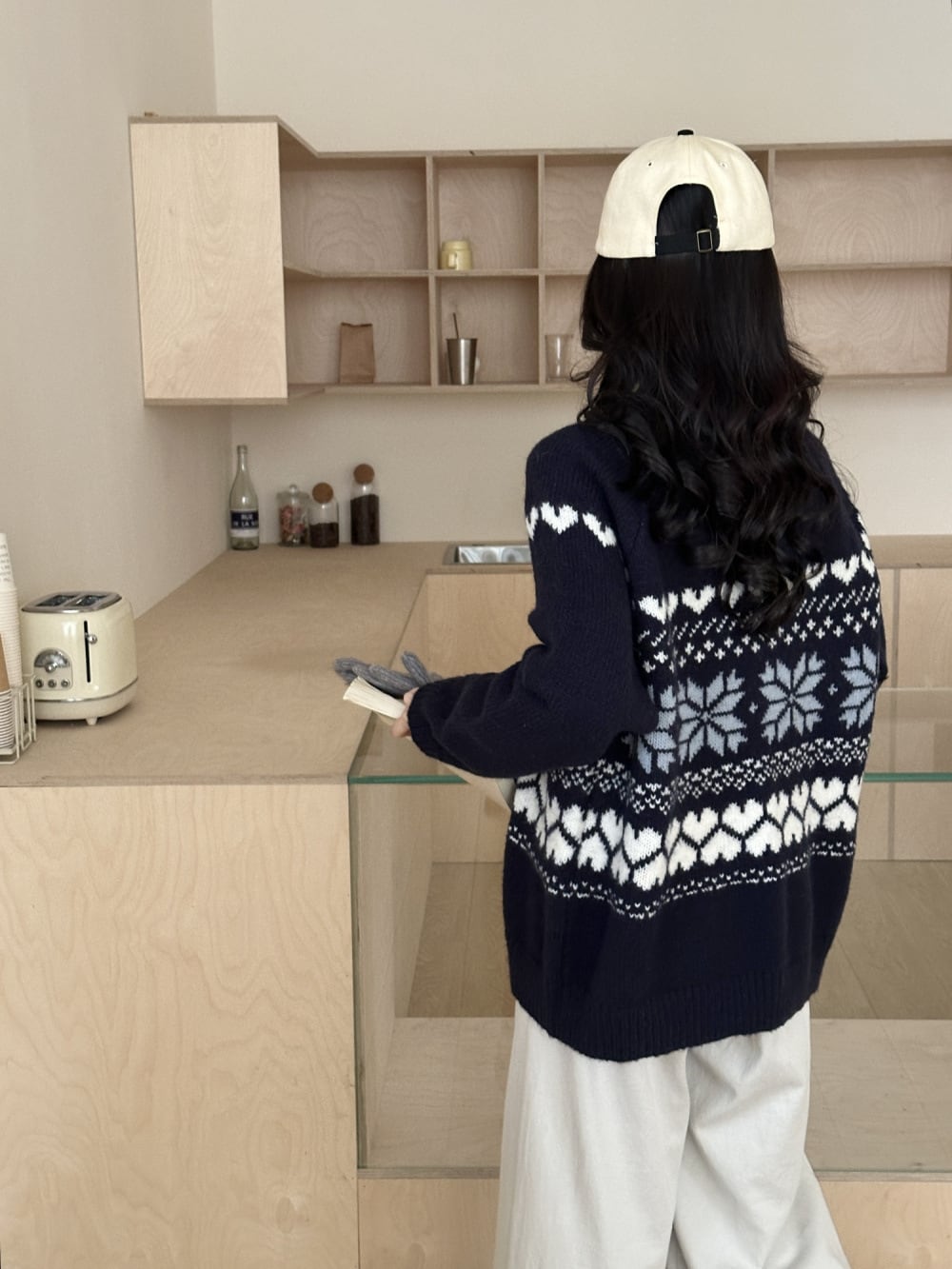 【tops】クルーネックニットセーター　M27111