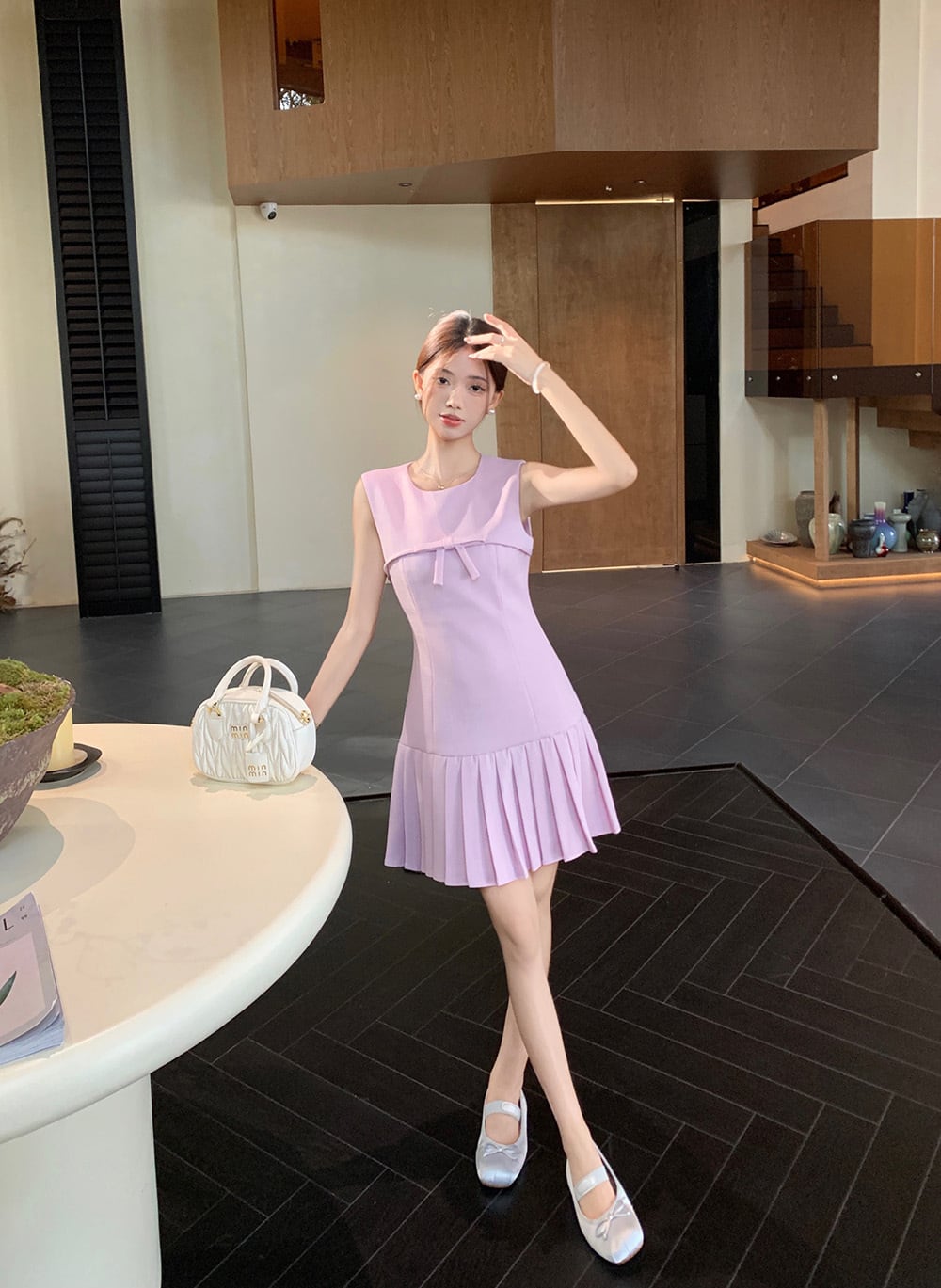 【dress】ノースリーブワンピース　M24677