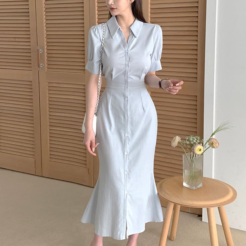 【dress】シャツワンピース　M24721