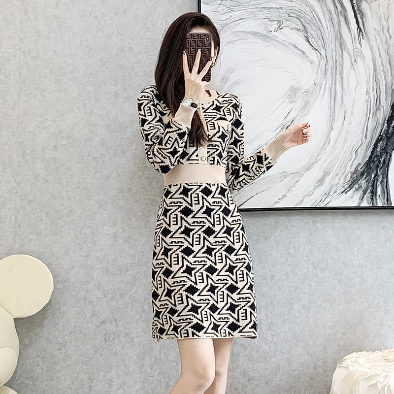 【dress】ニットワンピース　M25508