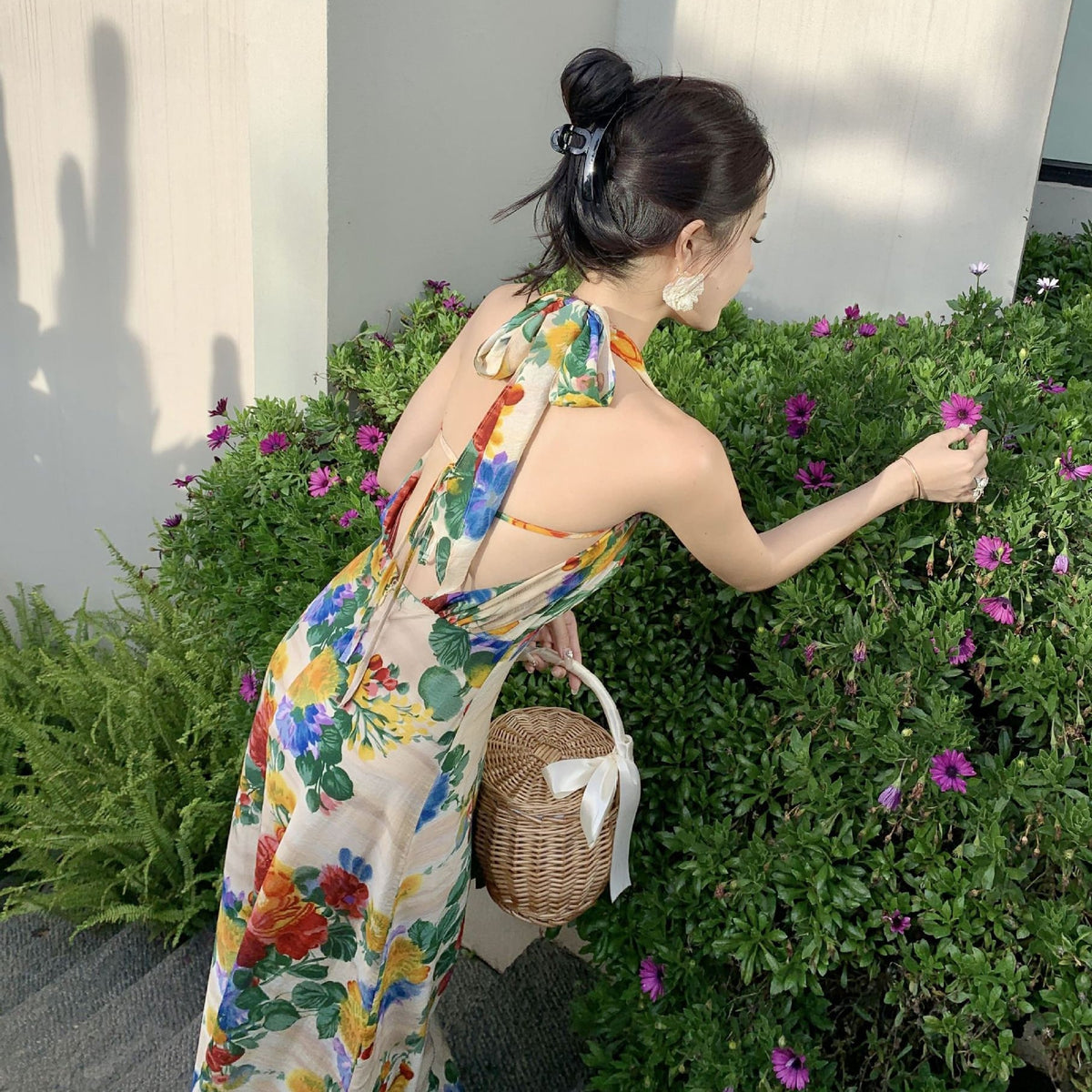 【dress】ホルターネックワンピース　M25293