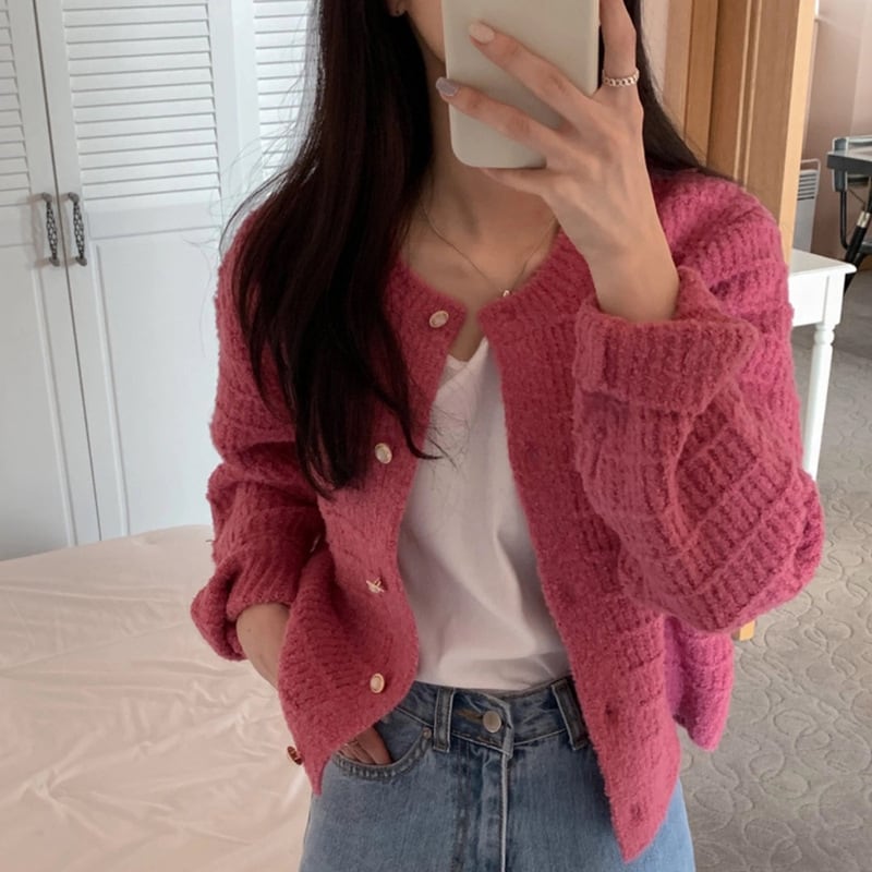 【outer】ニットカーデ　M26041