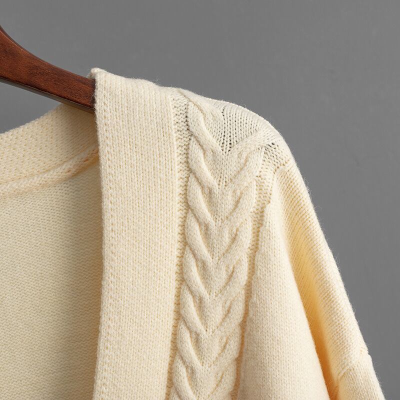 【set】ニットカーデ×ワイドパンツセット　M28160