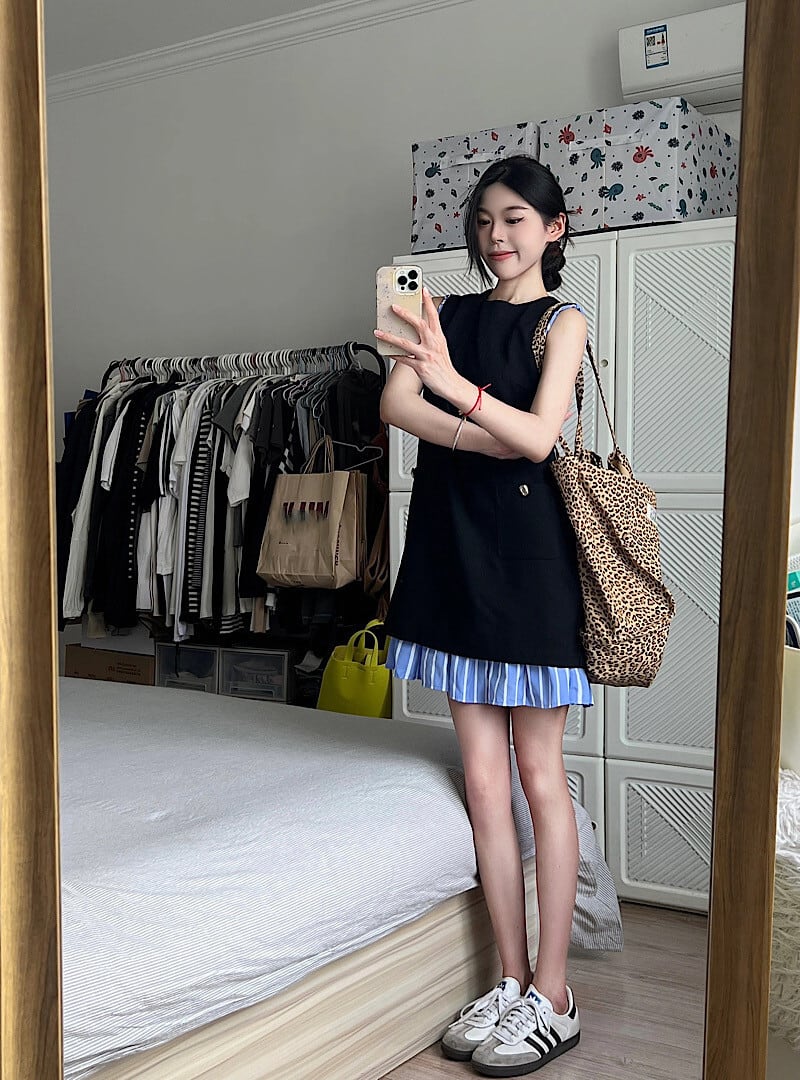【dress】切り替えワンピース　M24059