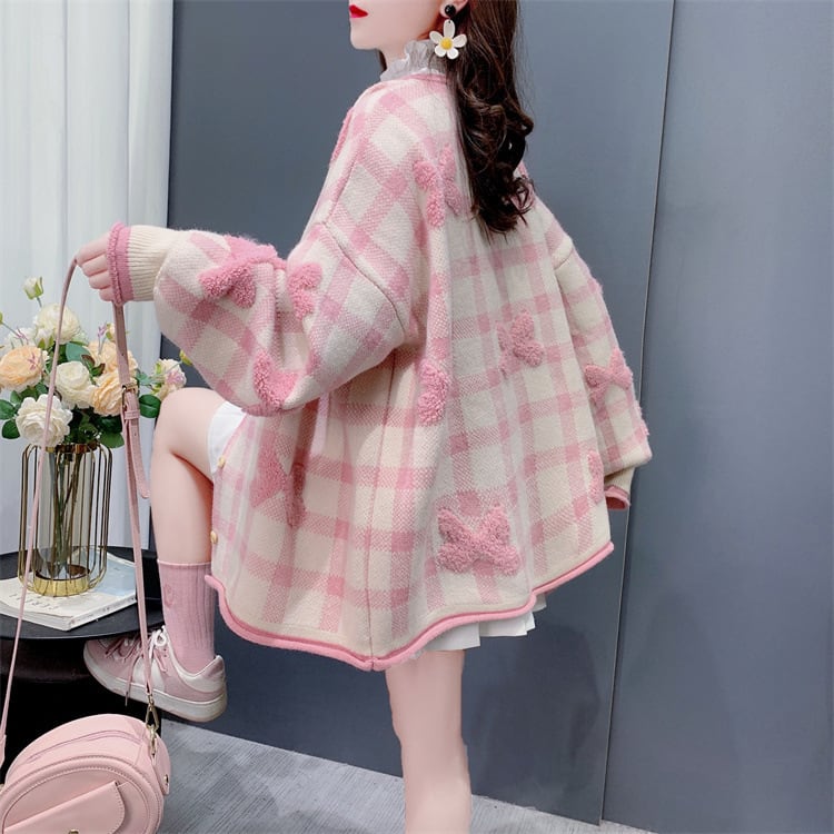 【outer】ニットカーデ　M26956