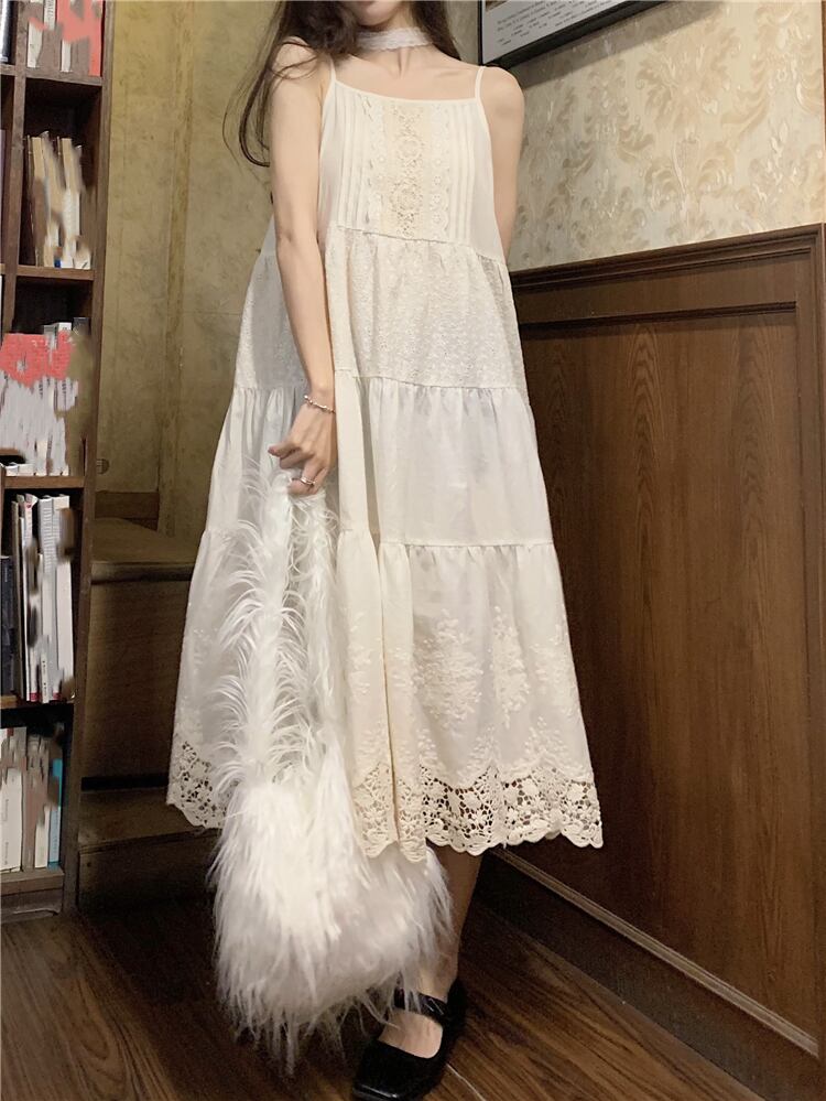 【dress】レースキャミワンピース G20138