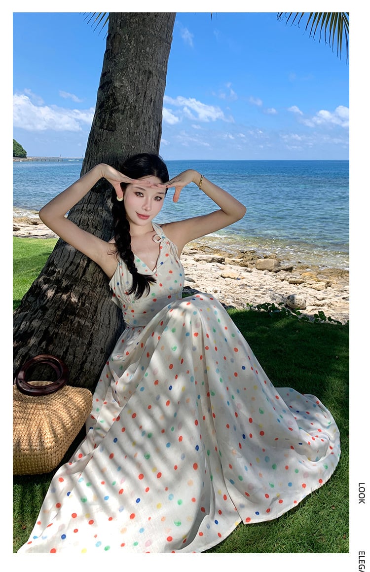 【dress】ホルターネックワンピース　M25231