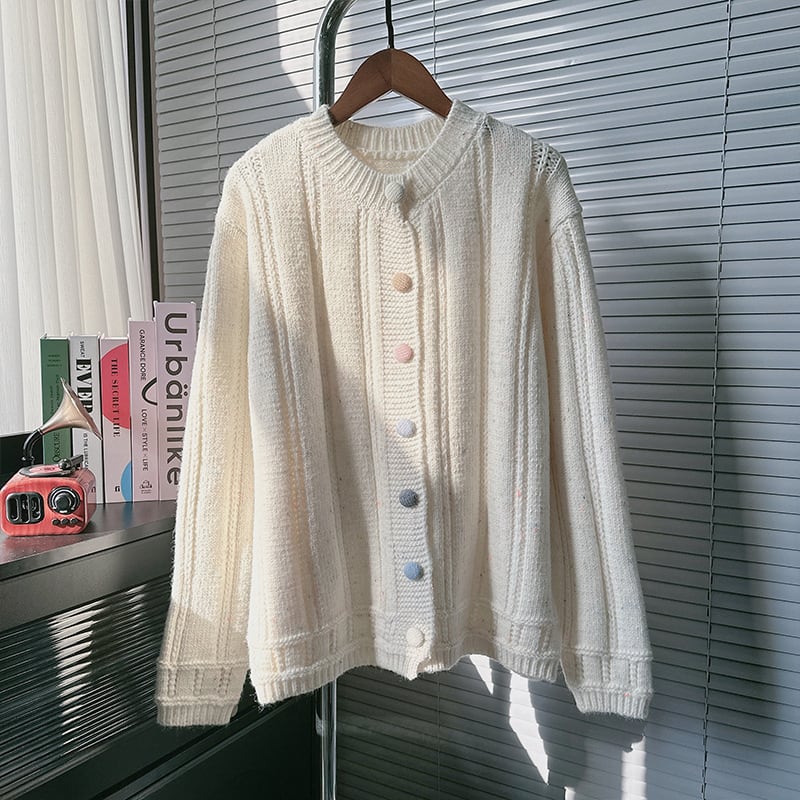 【outer】ニットカーデ　M25647