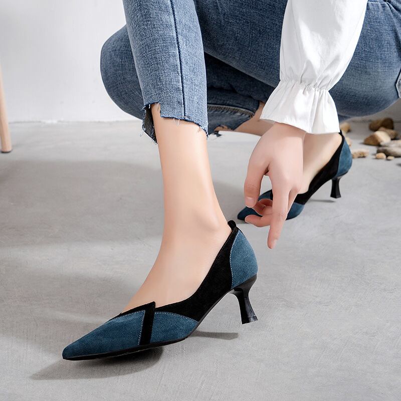 【shoes】早い者勝ち合わせやすい履きやすい美脚魅せ結婚式二次会秋新作ハイヒールパンプスF0852