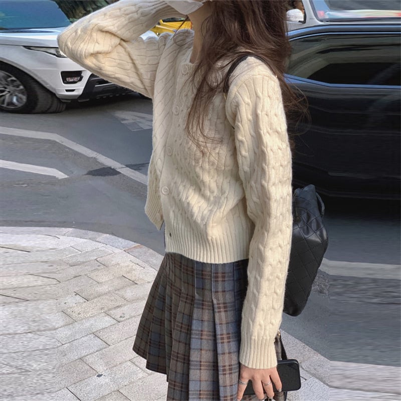 【outer】ニットカーデ　M25957
