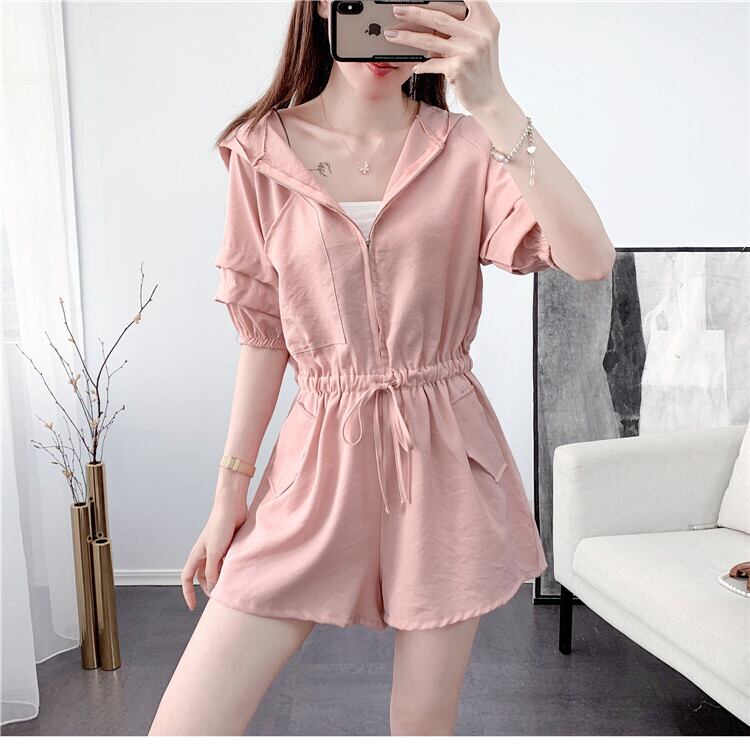 【set】ファッション好感度UP!気質満点ルーズ着痩せオールインワン G1047