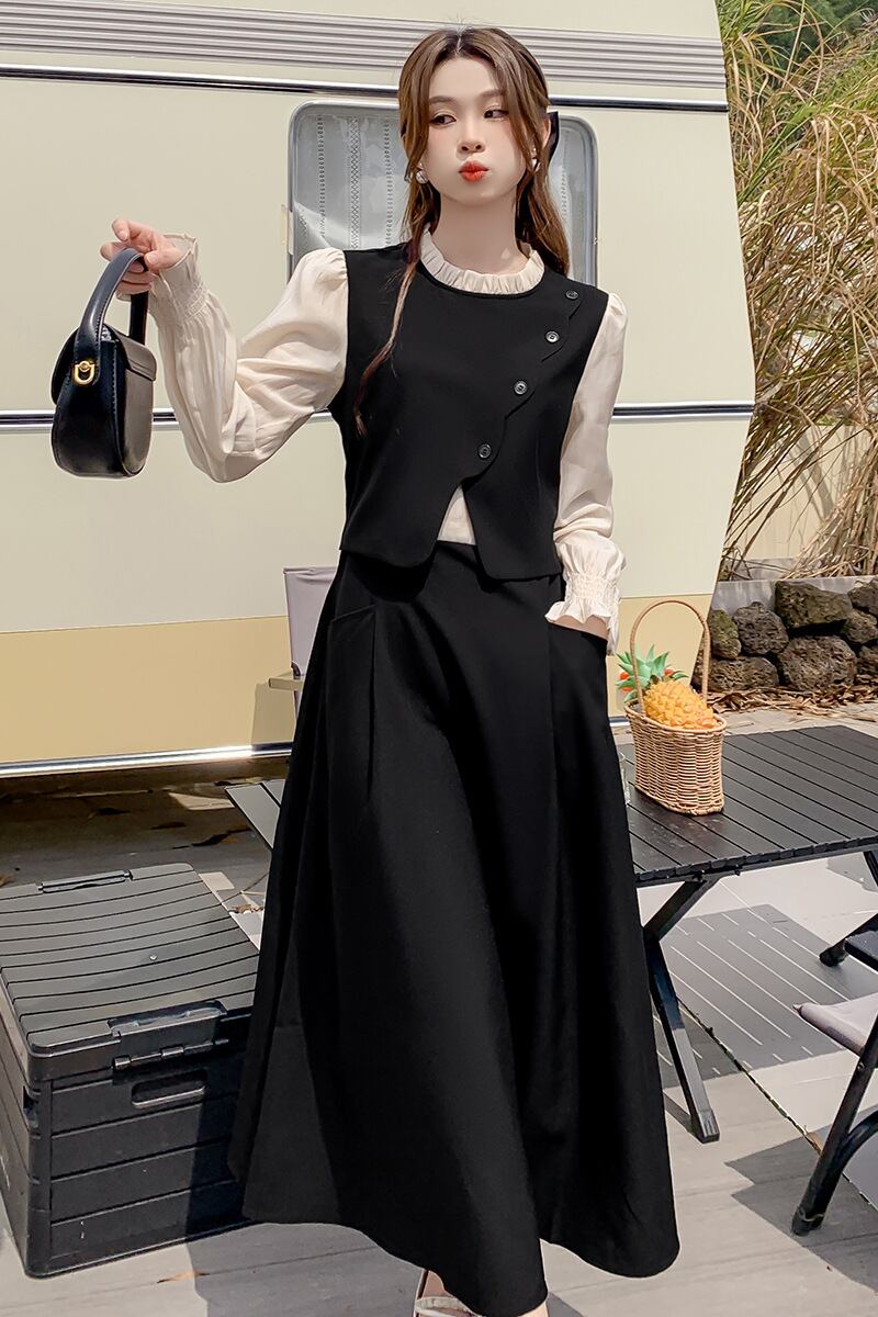 【dress】ドッキングワンピース　M18729