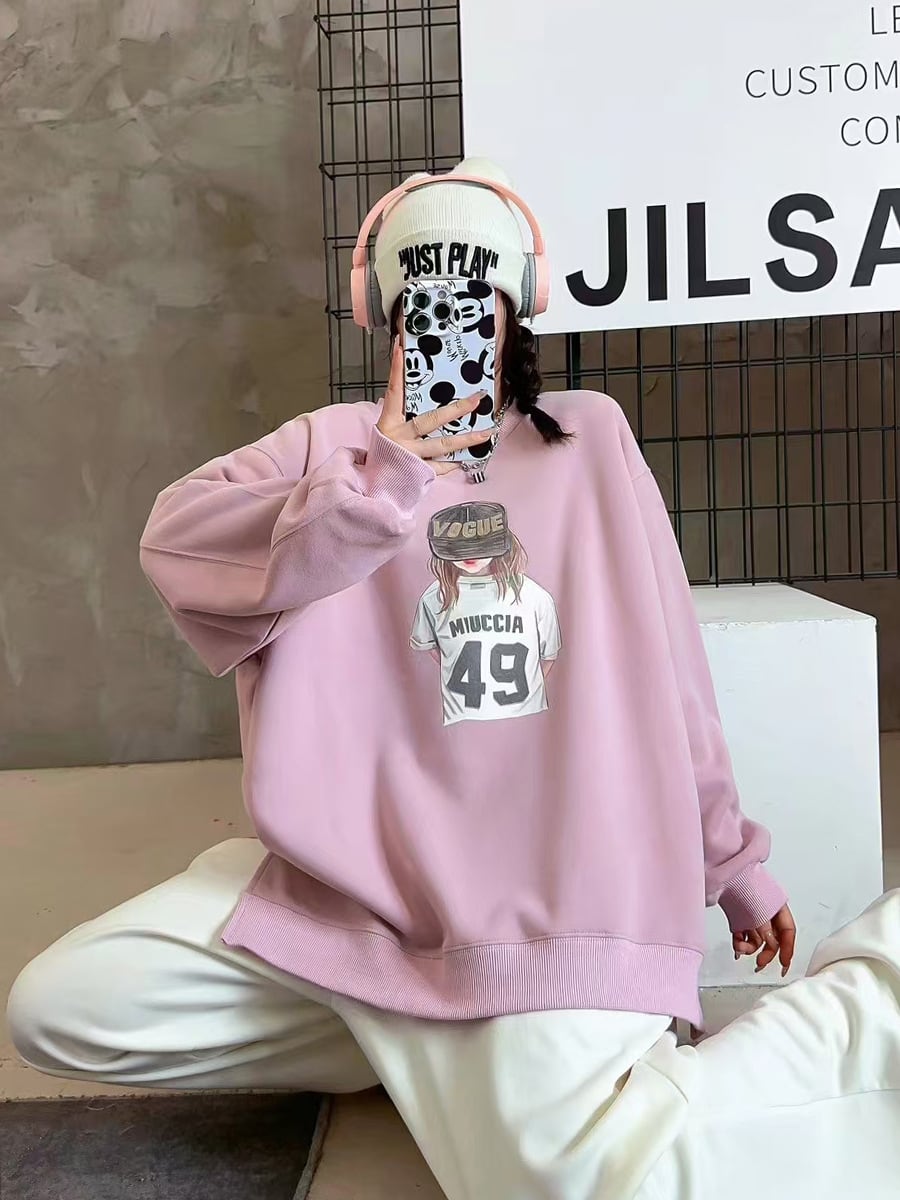 【tops】クルーネックスウェット　M25684
