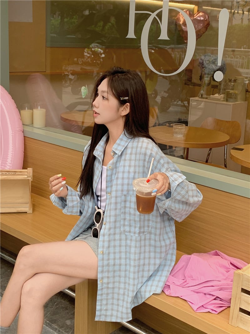 【tops】紫外線対策シャツトップス　M24236