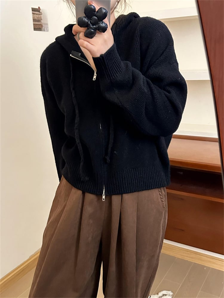 【outer】Wジップニットカーデ　M25963