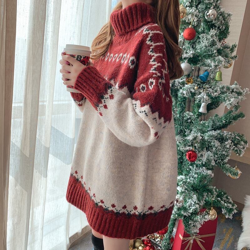 【tops】クリスマスニットセーター　N2848