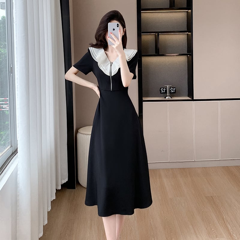 【dress】フリルデートワンピース　M24563