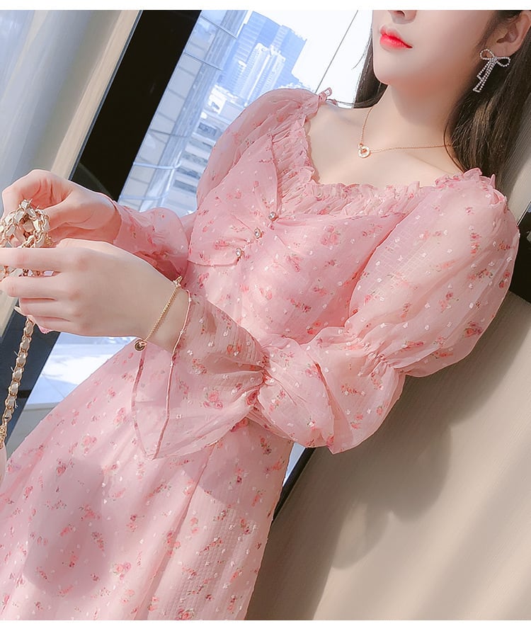 【dress】デートワンピース　M25356