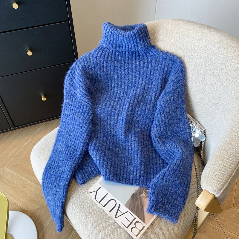 【tops】ハイネックニットセーター　M28790
