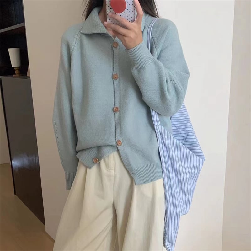 【outer】ニットカーデ　M25611