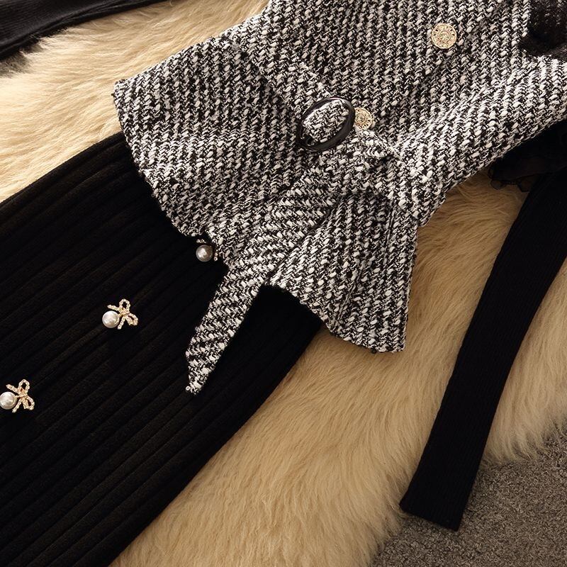 【tops】レースツイードベスト　N2252