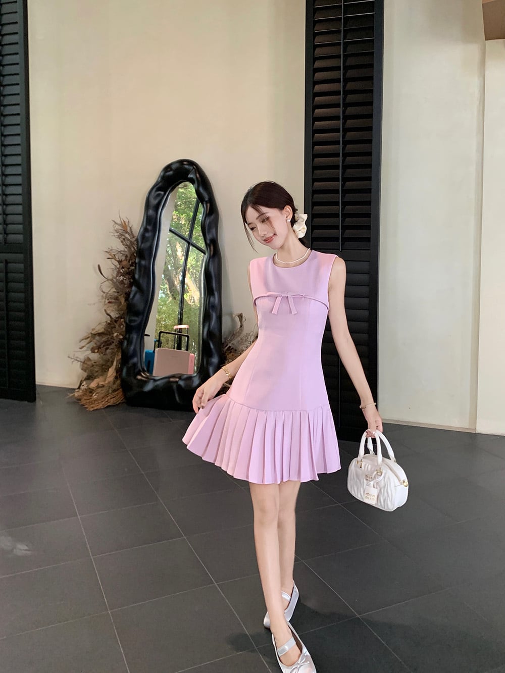 【dress】ノースリーブワンピース　M24677