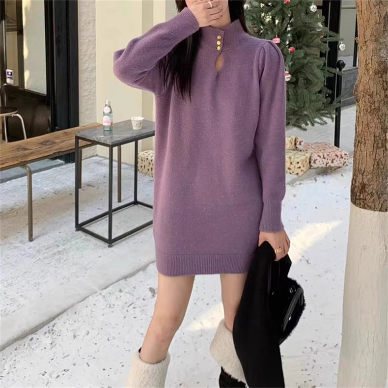 【dress】ニットワンピース　M25887