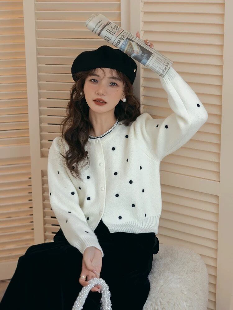 【outer】ニットカーデ　M26946