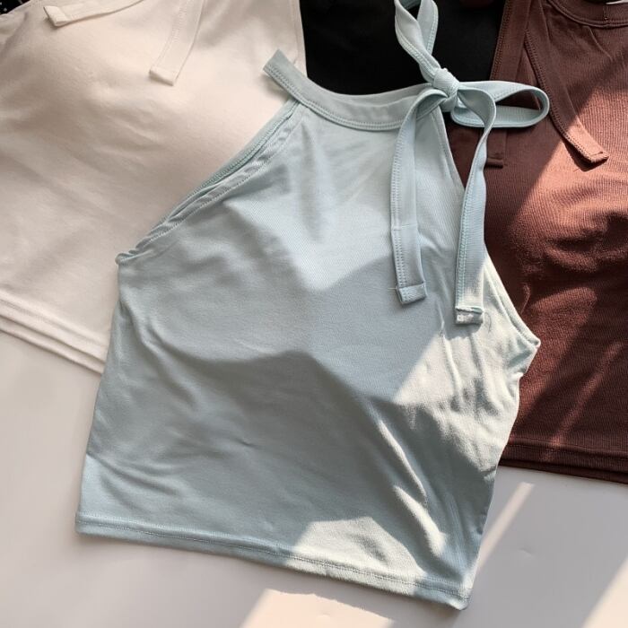 【tops】ホルターネックキャミソール　M30247