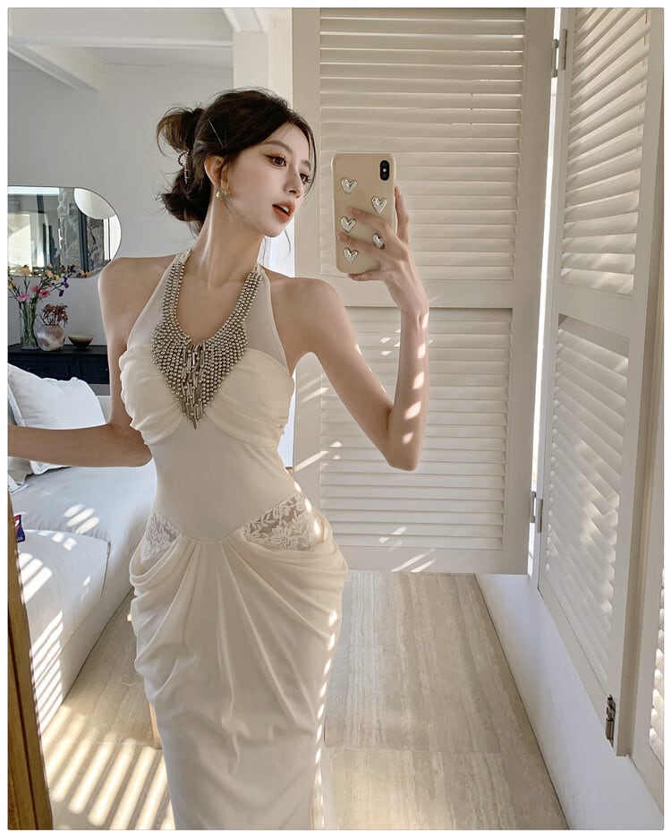 【dress】ホルターネックワンピース　M29727