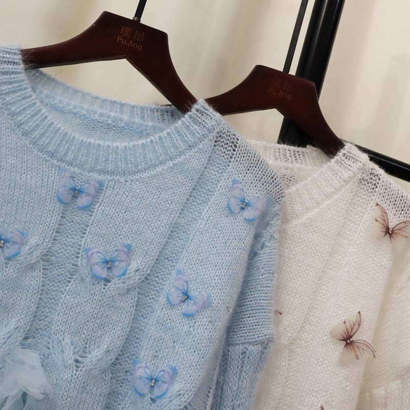 【tops】ニットセーター　M26090