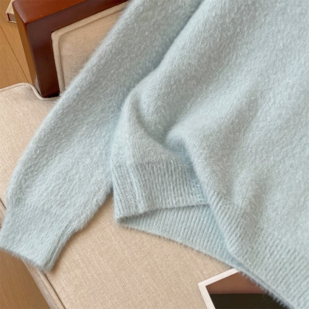 【tops】パールニットセーター　M29173