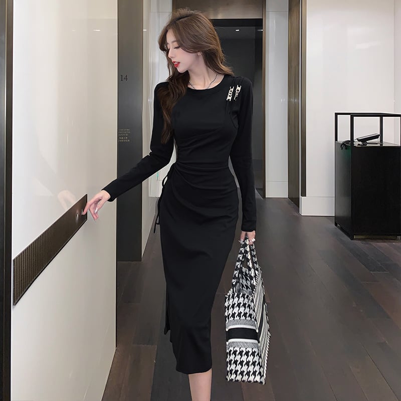【dress】切り替えワンピース　M25348
