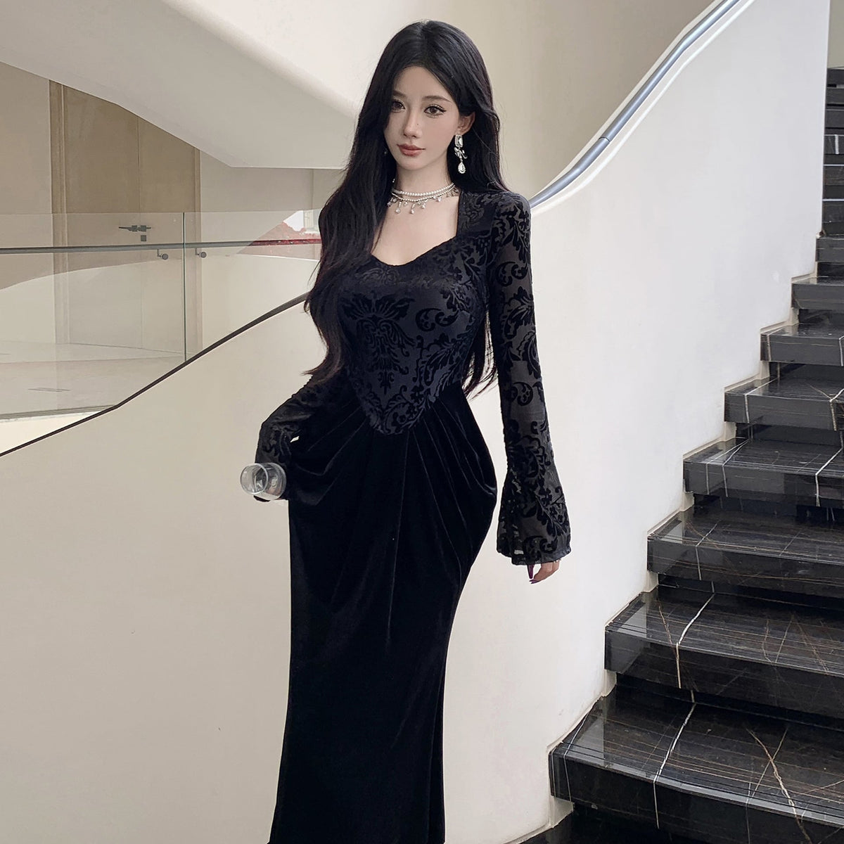 【dress】ドッキングワンピース　M28605