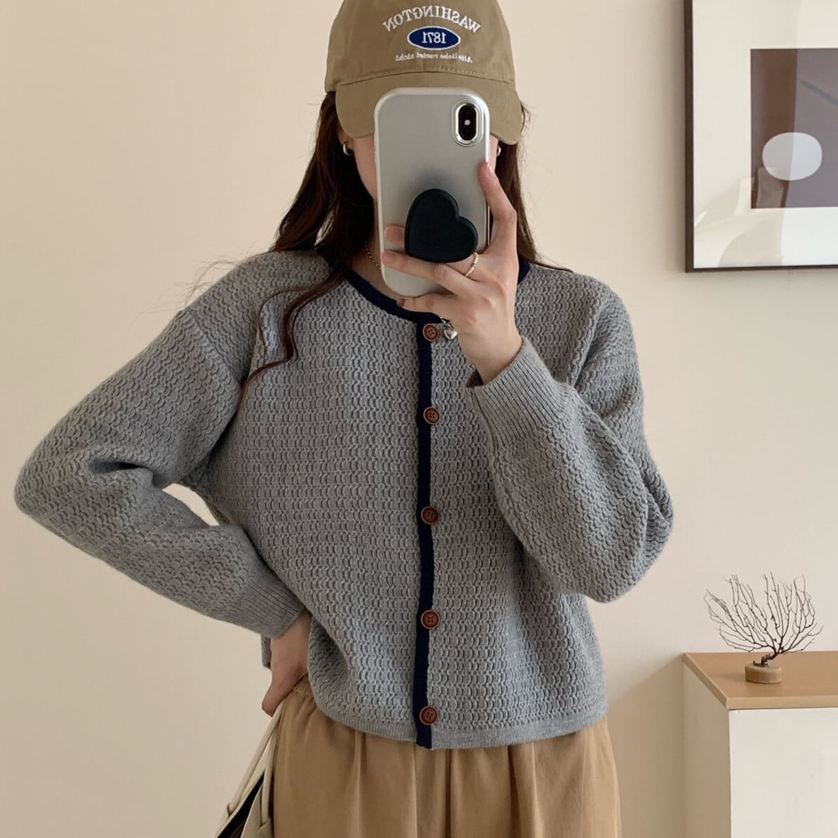 【outer】ニットカーデ　M25926