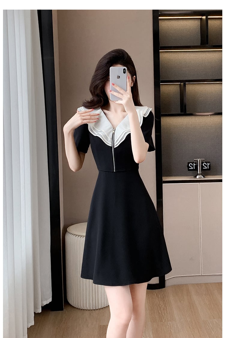 【dress】フリルデートワンピース　M24563