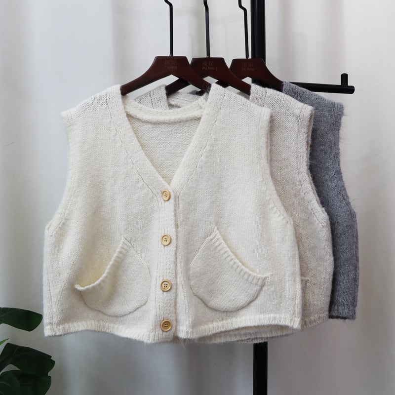 【tops】ニットベスト　M25435