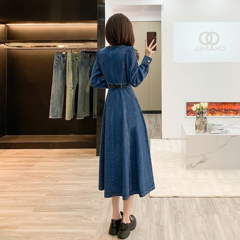 【dress】デニムワンピース　M25742