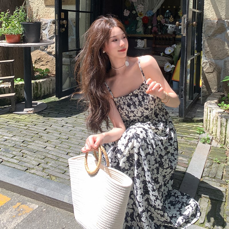 【dress】プリントキャミワンピース　M24976
