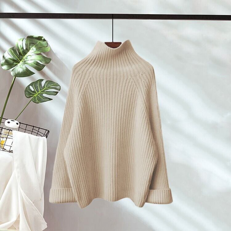 【set】気質満点オシャレ着痩せ長袖ニットセーター+スカート２点セット G4099