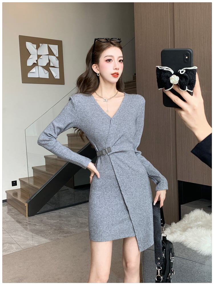 【dress】ニットワンピース　M18563